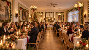 Julefrokost Hos Krunch & Amager Selskabslokaler skaber vi rammerne om en klassisk og stemningsfuld julefrokost med god mad, hyggelige omgivelser og alt det praktiske samlet ét sted. Invitér kollegaer, medarbejdere eller samarbejdspartnere til en julefrokost, hvor I kan koncentrere jer om selskabet og festen – vi sørger for resten